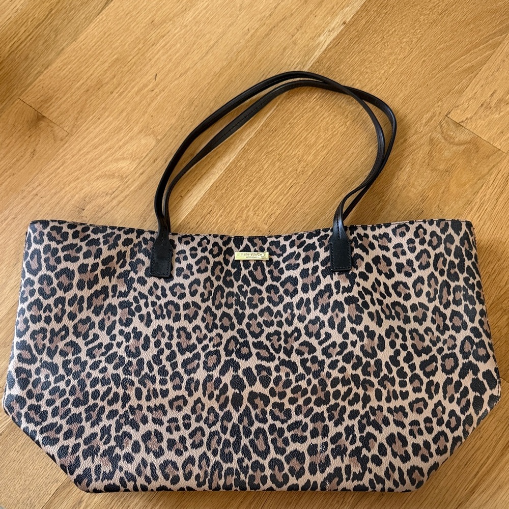 Kate Spade Leopard Print Tote Bag
